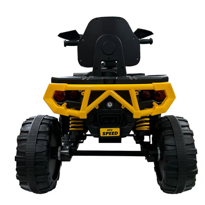 Cuatrimoto Eléctrica Infantil Recargable Luz LED Música Control Papás 12V c