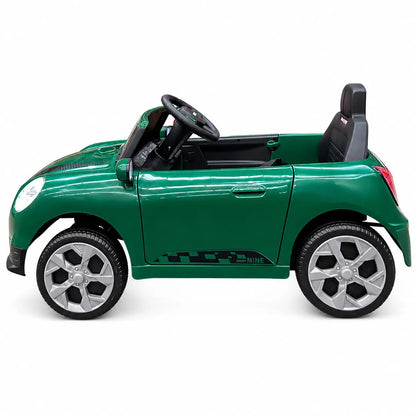 Auto Eléctrico Batería Infantil Deportivo Europeos 6V Música LED Control Verde